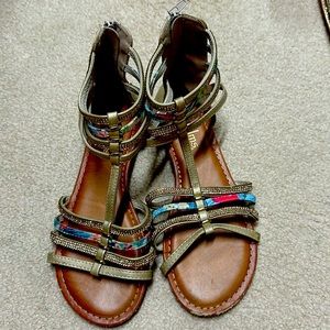 Women’s Palms Brand Sandals, Size 5M.